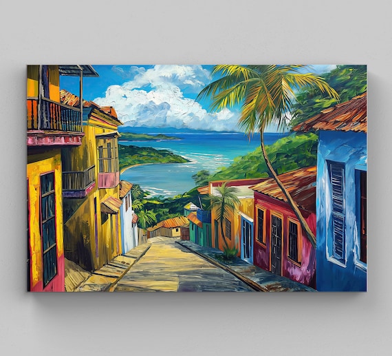 Streets of San Juan, Puerto Rico Art Print