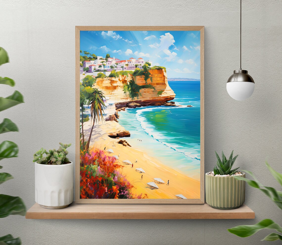 Algarve Art Print, Portugal Travel Poster - Image 5