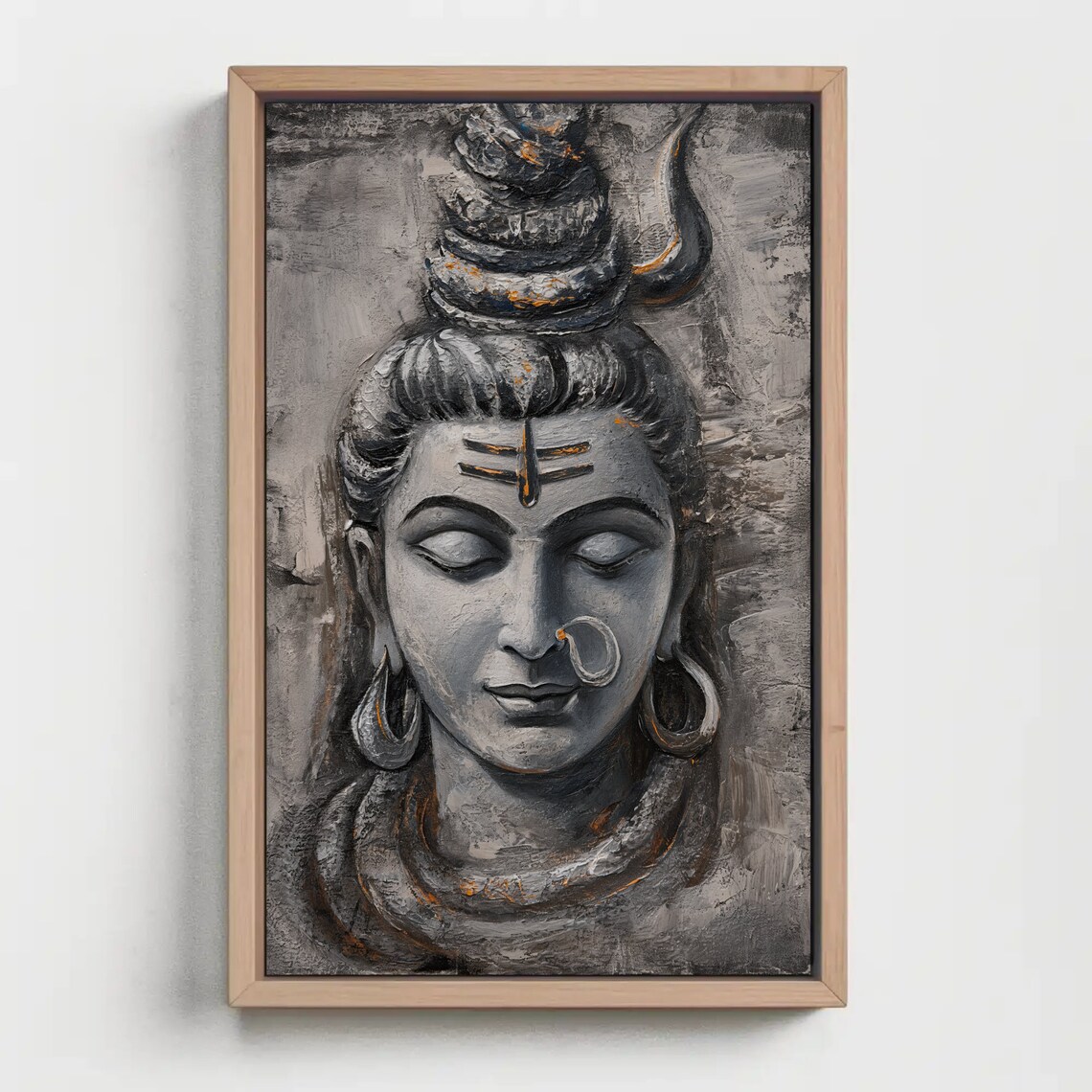 Shiva Hindu God Art Print, Indian Spiritual Decor - Image 5
