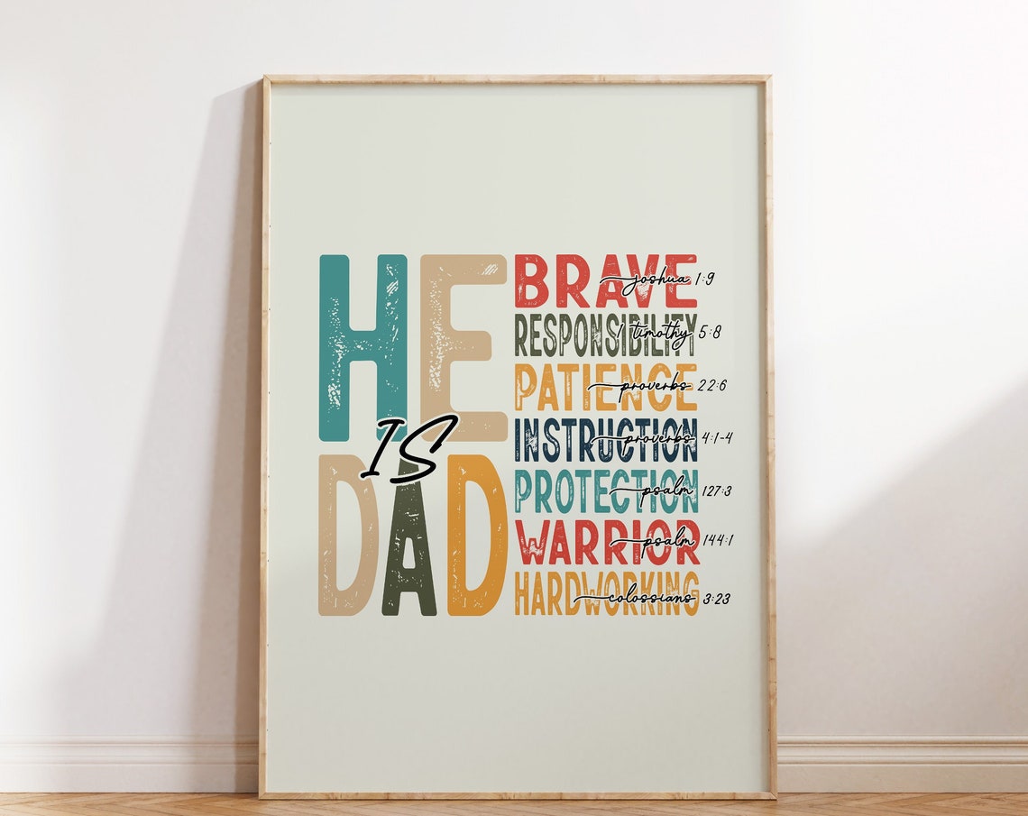 Retro Christian Wall Art Print Bible Scripture Print Christian Poster Religious Poster Wall Decor Christian Gift