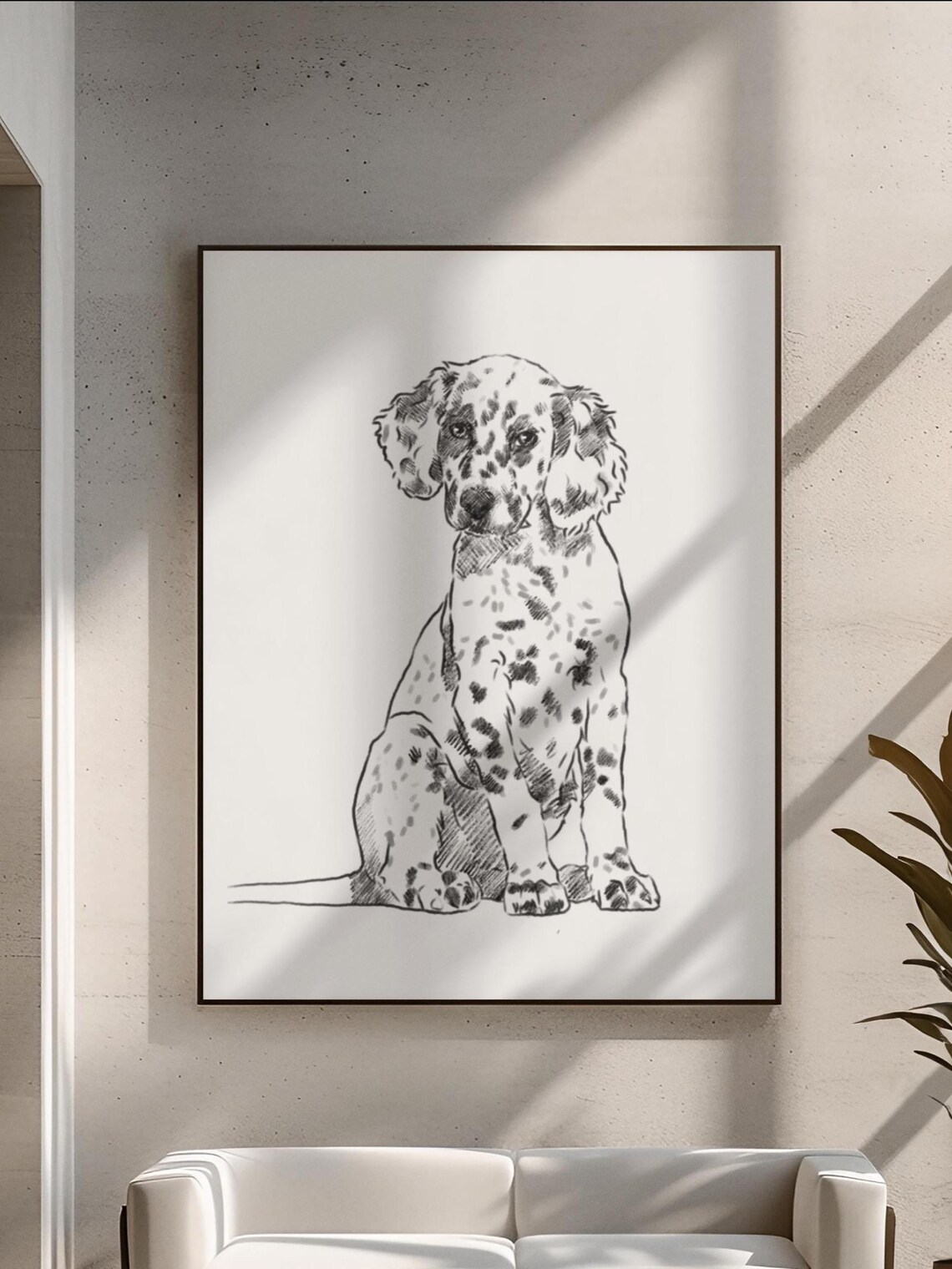 Custom Pet Portrait From Photo, Dog Painting