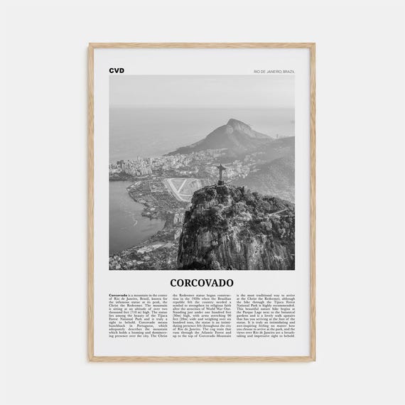 Corcovado, Rio De Janeiro Brazil Travel Poster