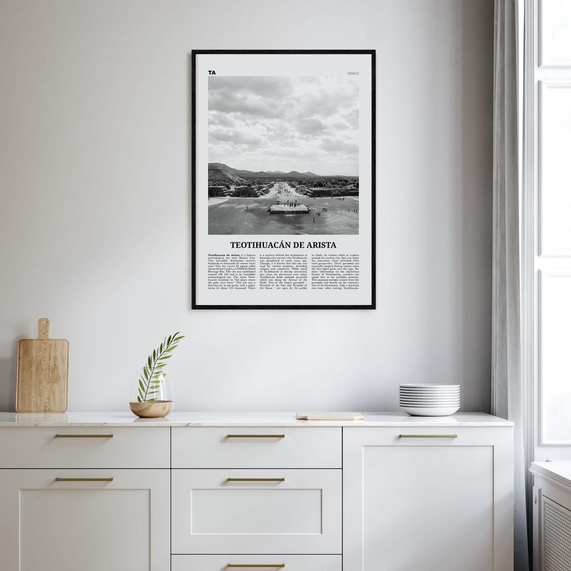 Teotihuacan De Arista Print Black And White Teotihuacn De Arista Wall Art Teotihuacn De Arista Poster Teotihuacn De Arista Photo - Image 2