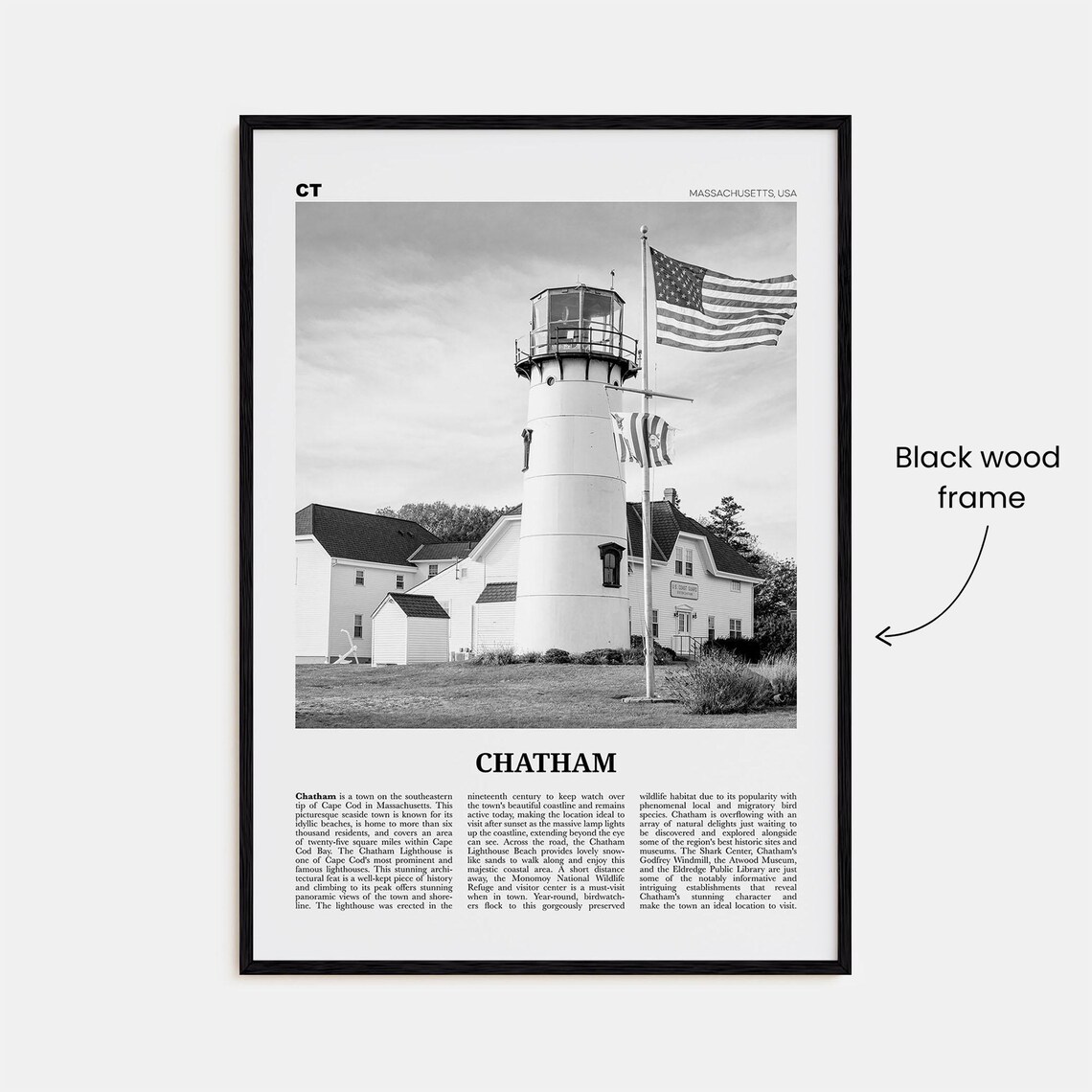 Chatham, Massachusetts Travel Poster, Wall Map - Image 3