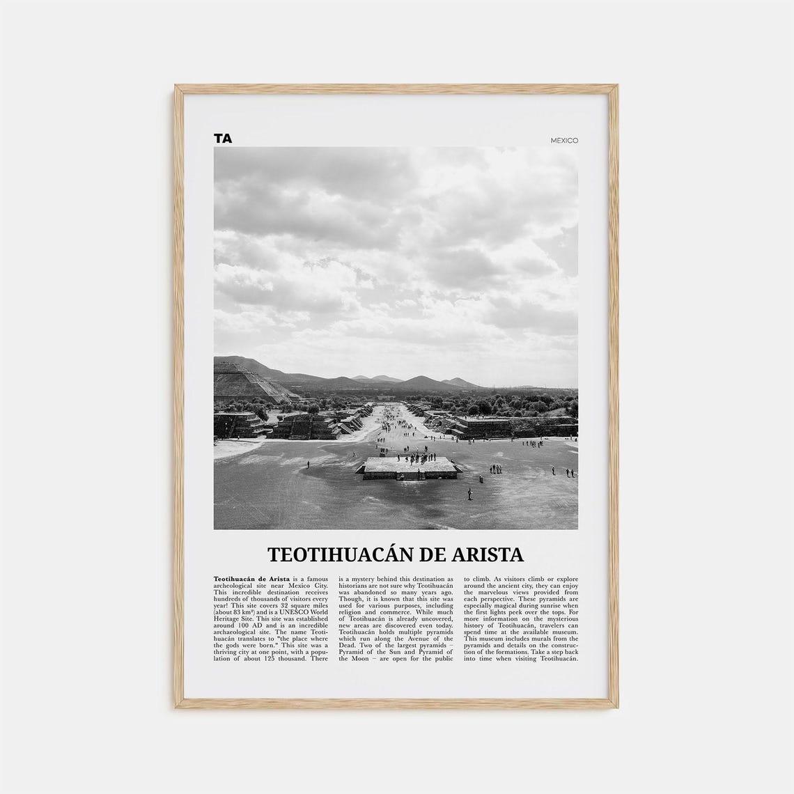 Teotihuacan De Arista Print Black And White Teotihuacn De Arista Wall Art Teotihuacn De Arista Poster Teotihuacn De Arista Photo