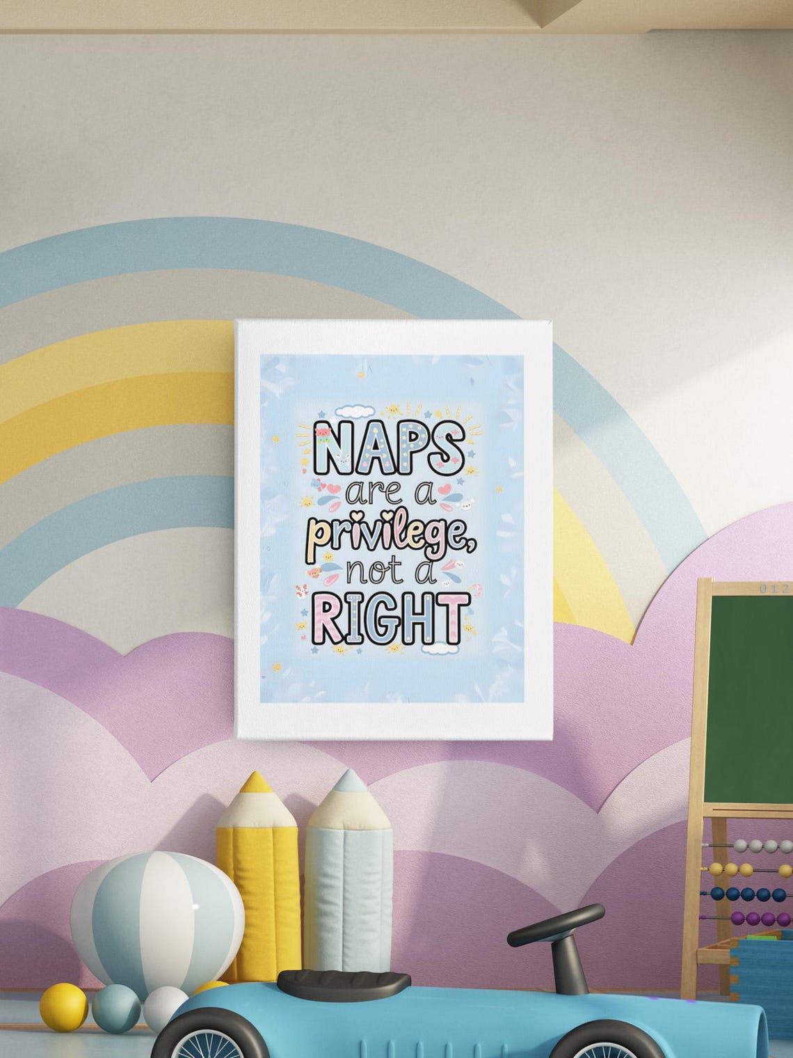 Baby Nursery Wall Art Funny Room Decor Cute Prints New Parent Gifts Funny Nursery Artwork Baby Shower Gifts Kids Room Wall Art - Image 4