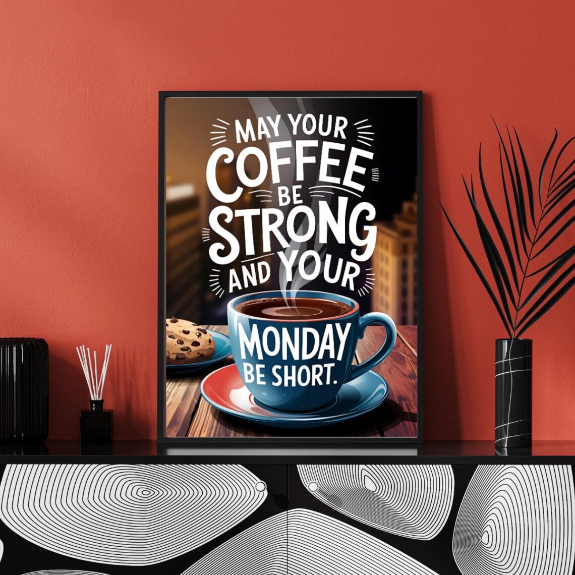 Coffee Wall Art, Coffee Bar Decor Print - Image 3