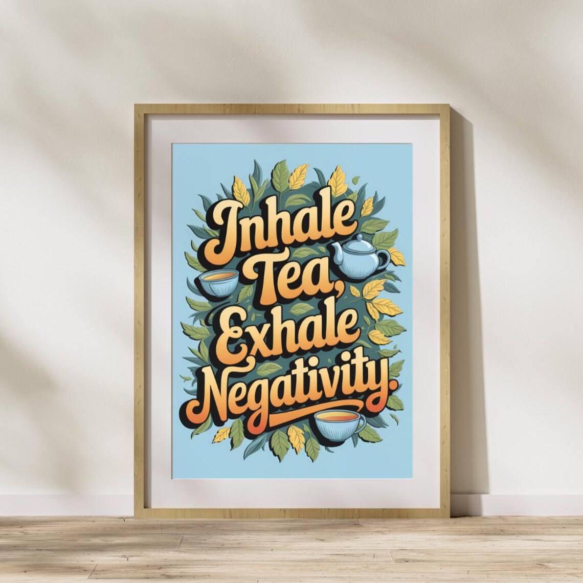 Tea Humor Wall Art Print, Tea Lover Decor - Image 4