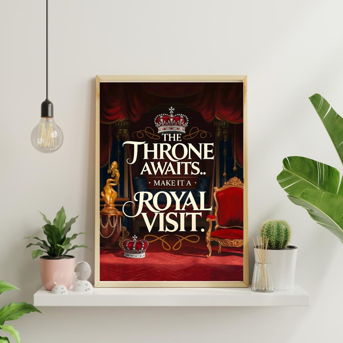 Funny Bathroom Decor, Toilet Humor Art Print - Image 3