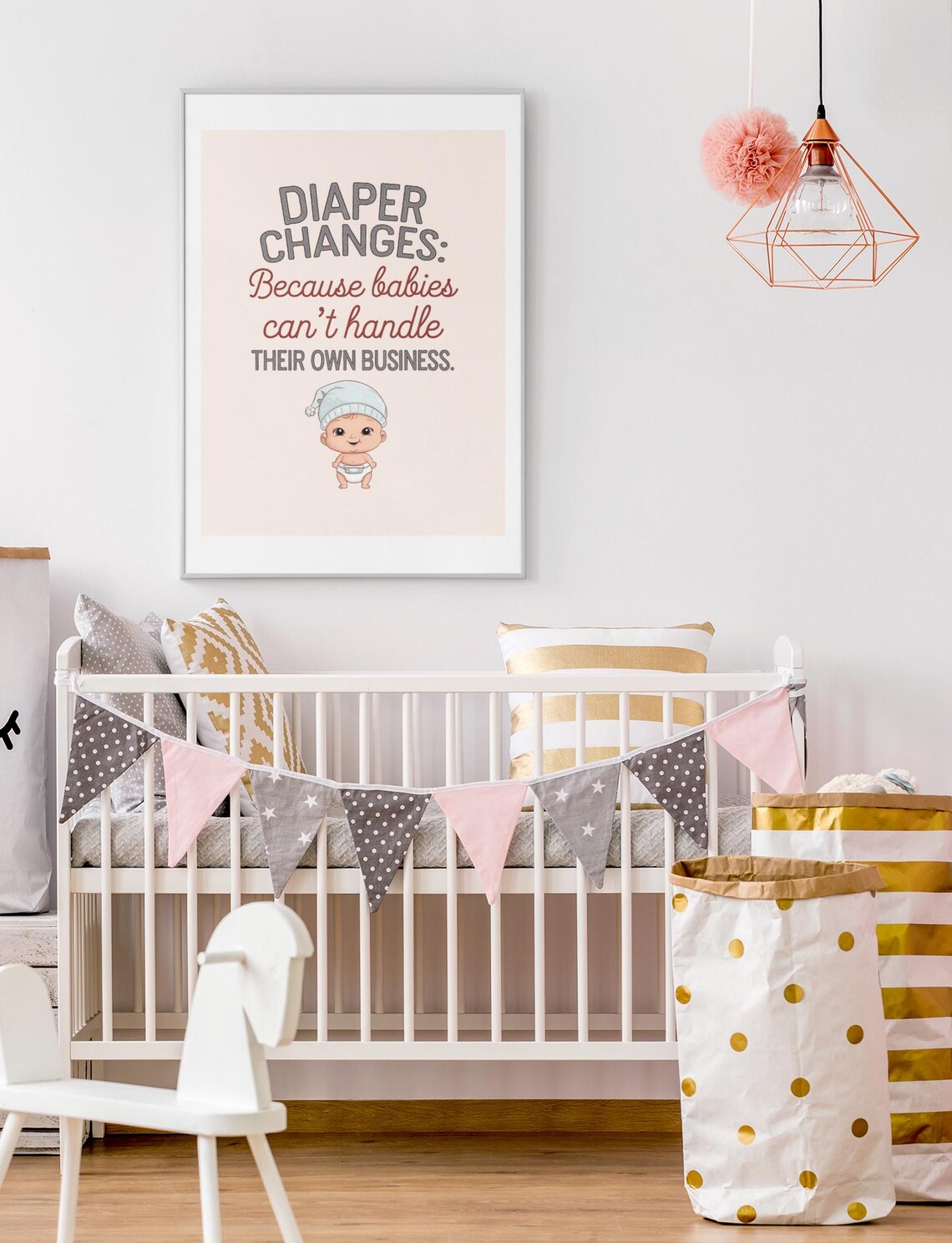 Funny Baby Nursery Decor, Humorous Nursery Art - Image 3