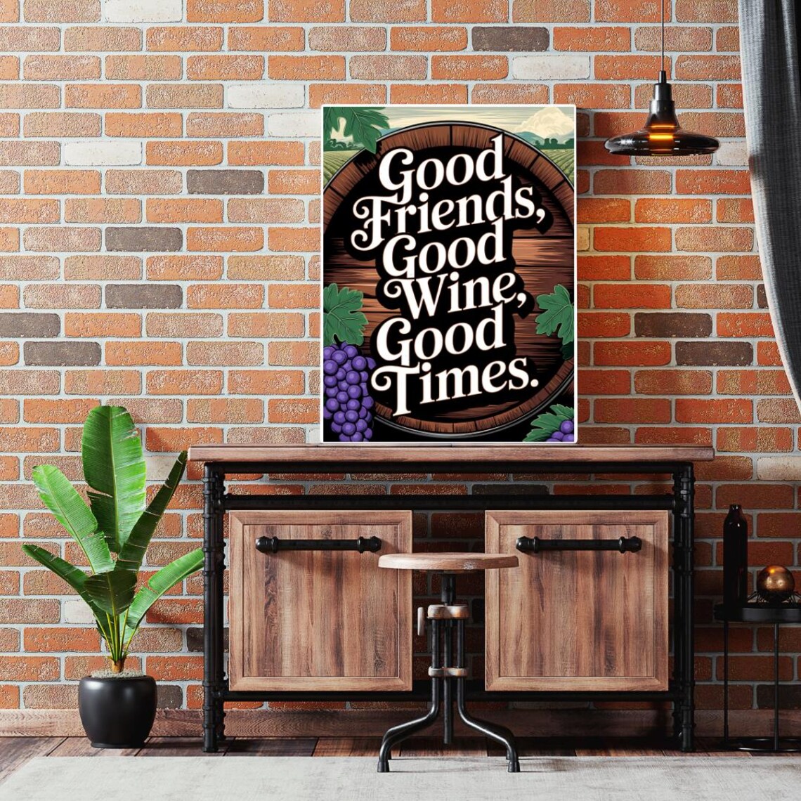 Wine Poster Art, Modern Wine Saying - Image 6