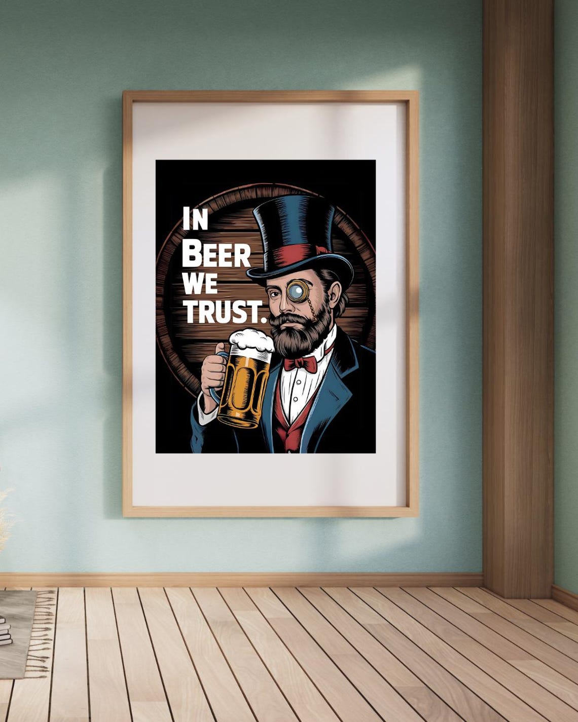 Beer Humor Poster, Beer Lovers Bar Gift - Image 2