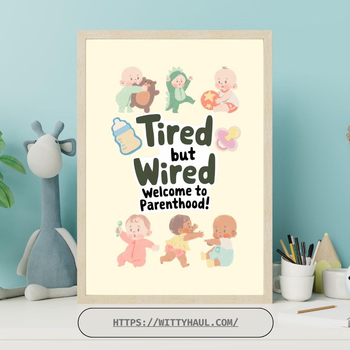 Funny Nursery Artwork, Baby Shower Gift - Image 6