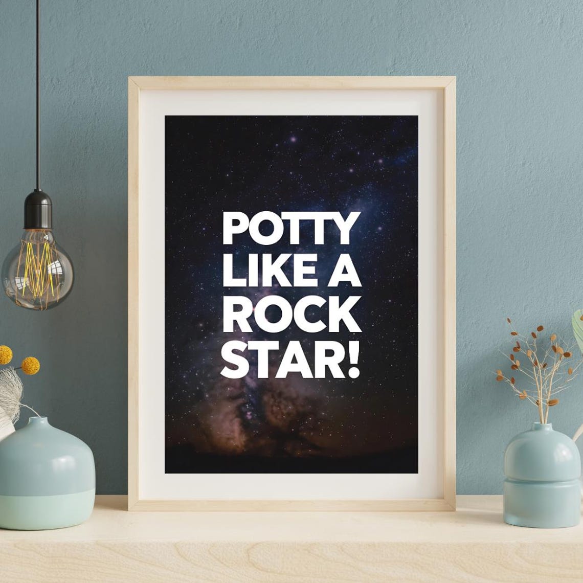 Funny Toilet Bathroom Wall Art Print - Image 3