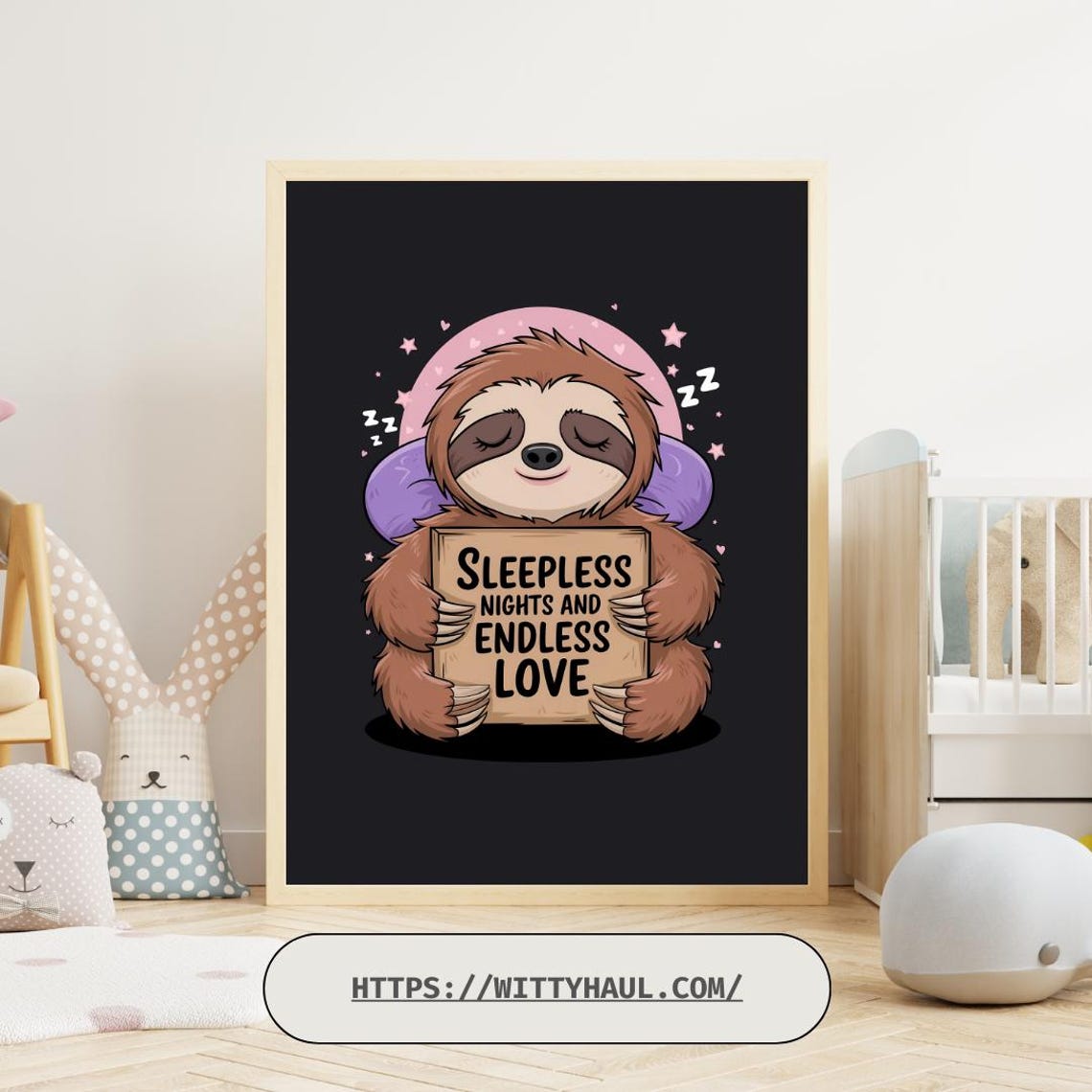 Baby Nursery Wall Art Funny Room Decor Cute Prints New Parent Gifts Funny Nursery Artwork Baby Shower Gifts Kids Room Wall Art - Image 6