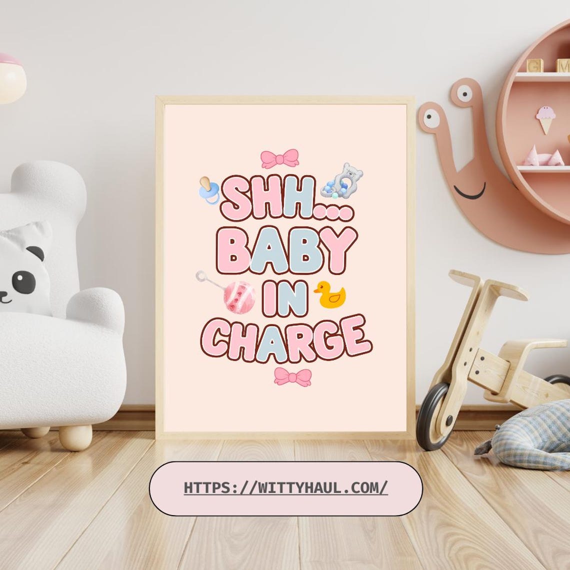 Baby Nursery Wall Art, Funny Room Decor - Image 6