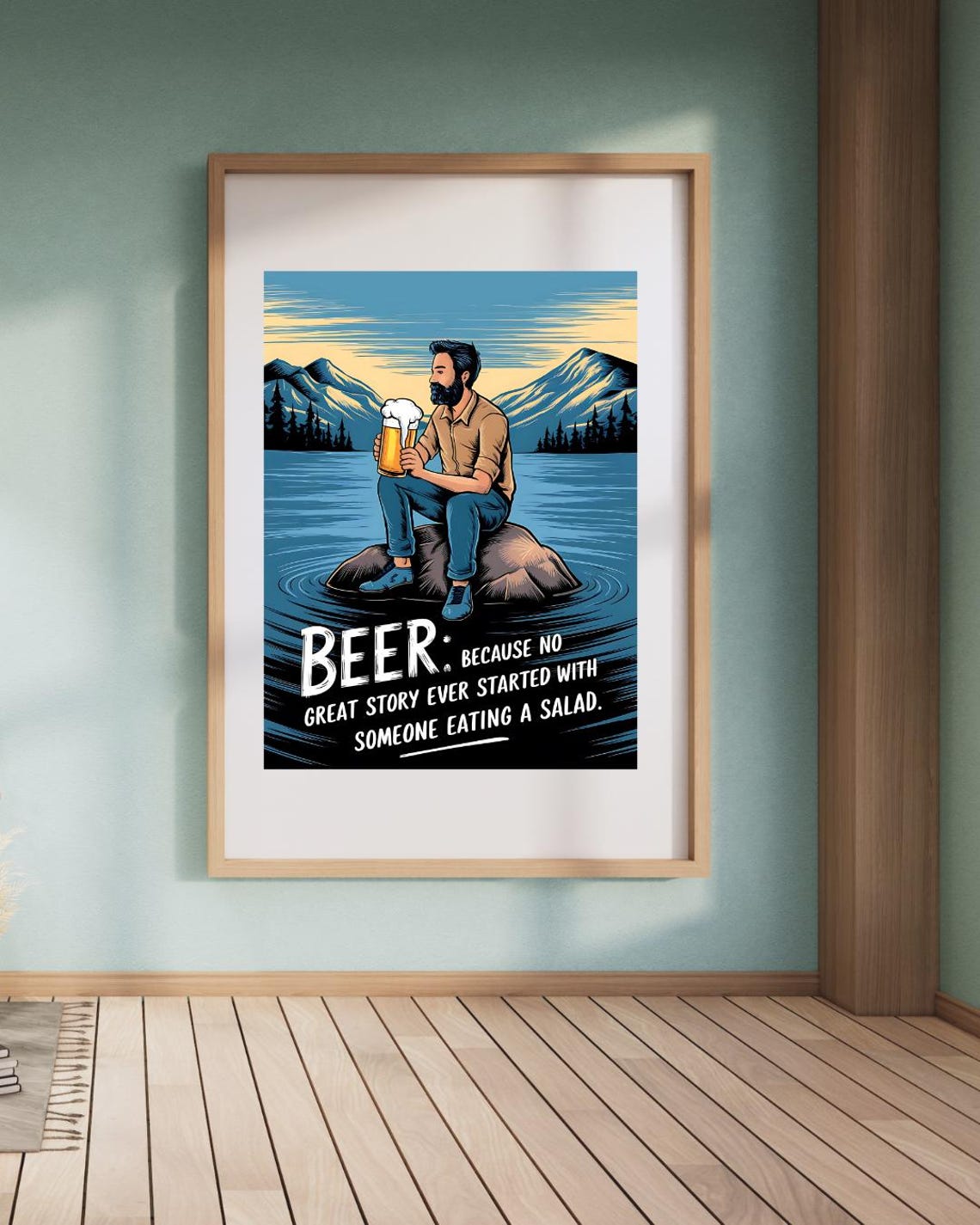 Beer Decor, Beer Humor Poster Print - Image 2
