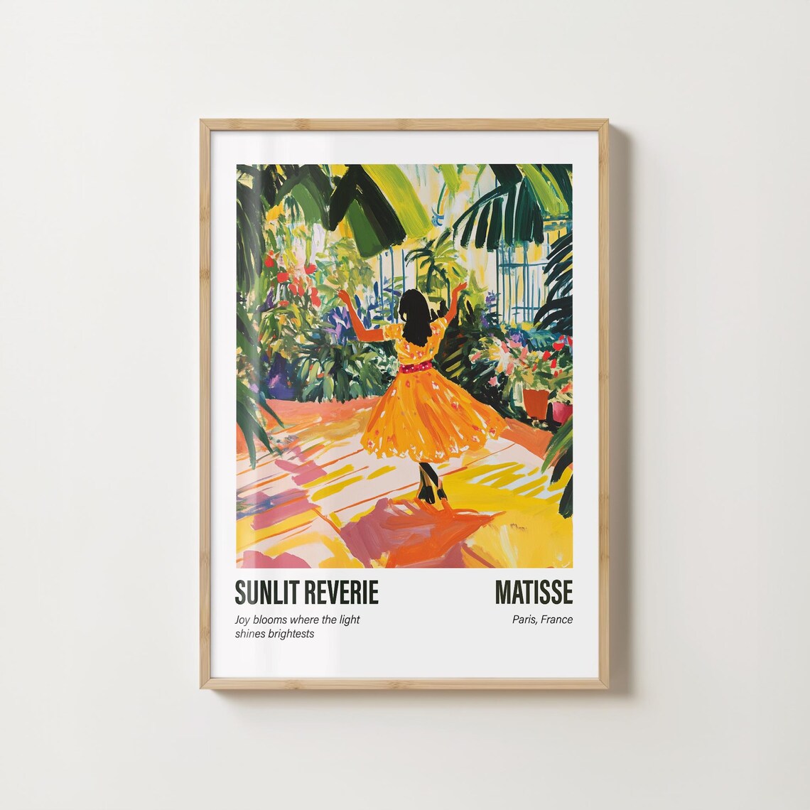 Matisse Inspired Sunlit Reverie, Abstract Fauvist Poster - Image 3