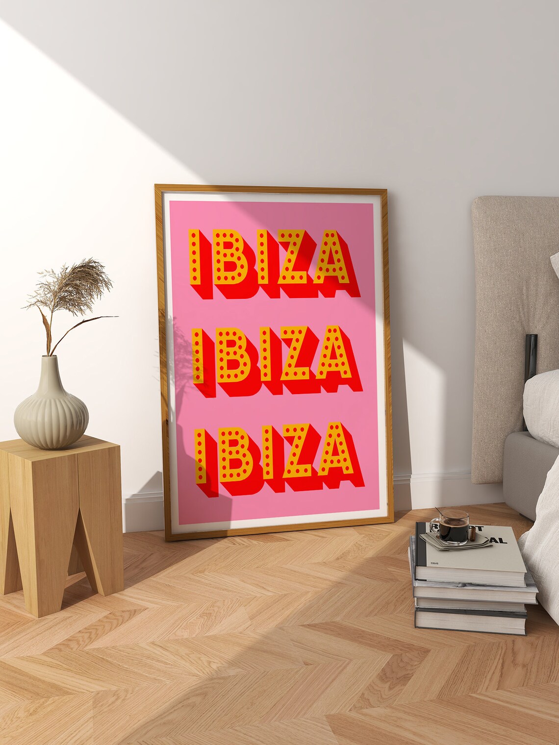 Retro Ibiza Travel Poster, Mid-Century Travel Poster - Image 2