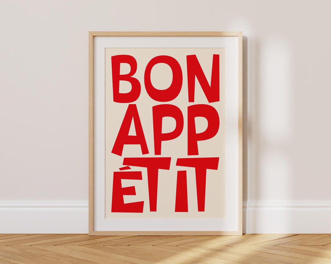 Bon Appetit Mid-Century Kitchen Art Print - Image 2