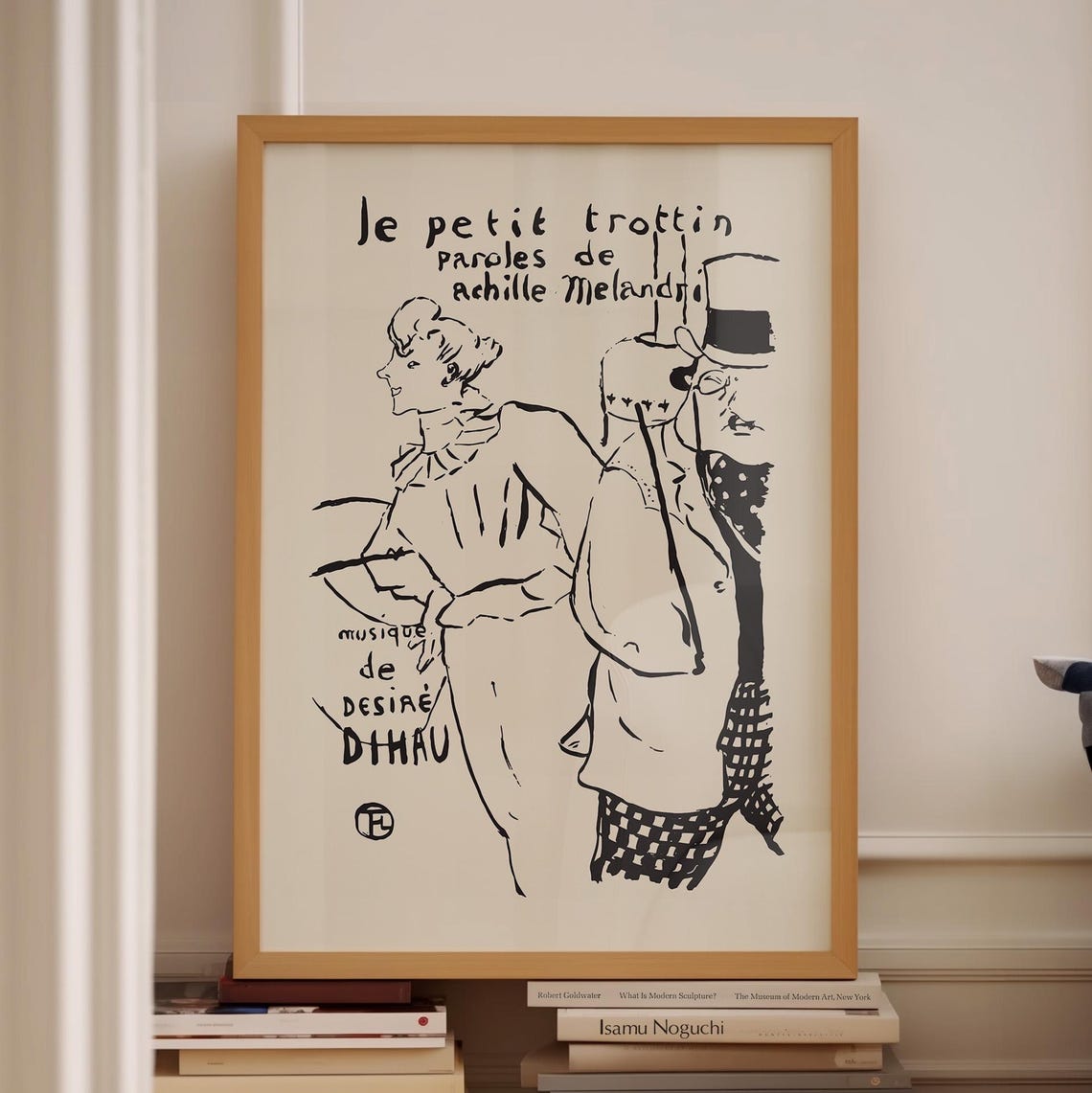 French Wall Art Vintage Wall Art Henri De Toulouse The Little Errand Girl French Exhibition Poster Theater Poster French Poster