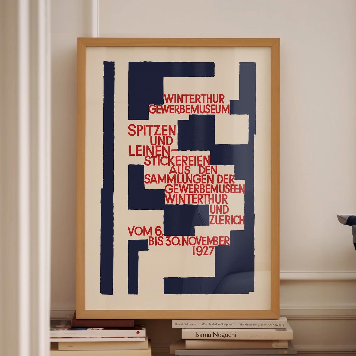 Ernst Keller 1927 Winterthur Gewerbemuseum Swiss Typographic Poster