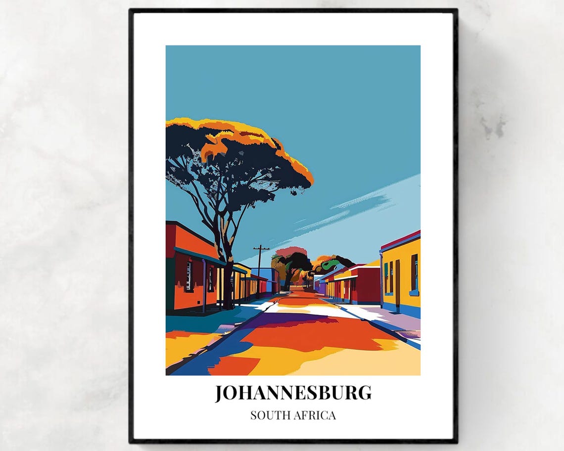 Apartheid Museum Travel Print Wall Art Johannesburg South Africa City Print Apartheid Museum Travel Gift Apartheid Museum Poster