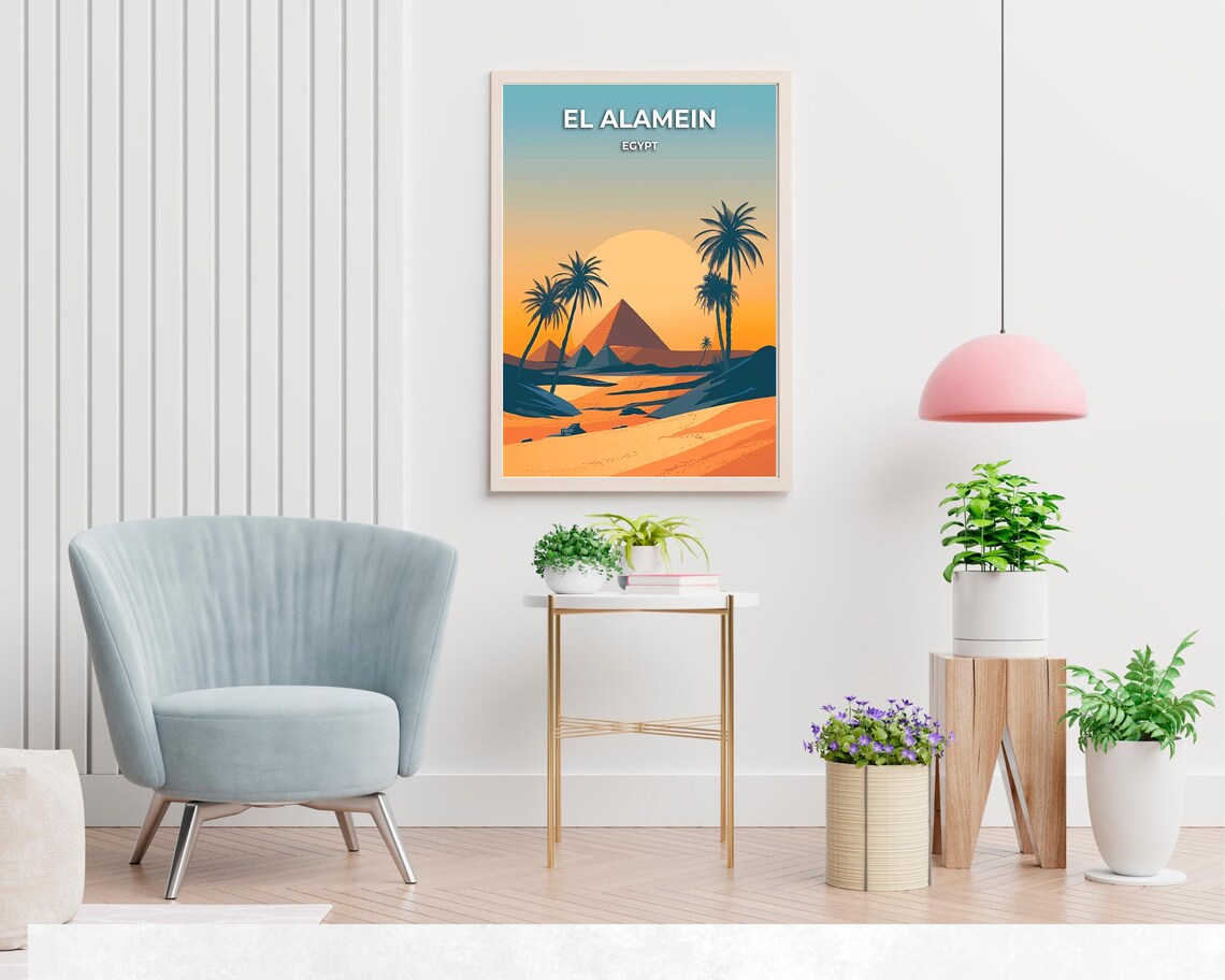 El Alamein War Museum Travel Print Wall Art El Alamein Egypt City Print El Alamein War Museum Travel Gift El Alamein War Museum Poster - Image 2