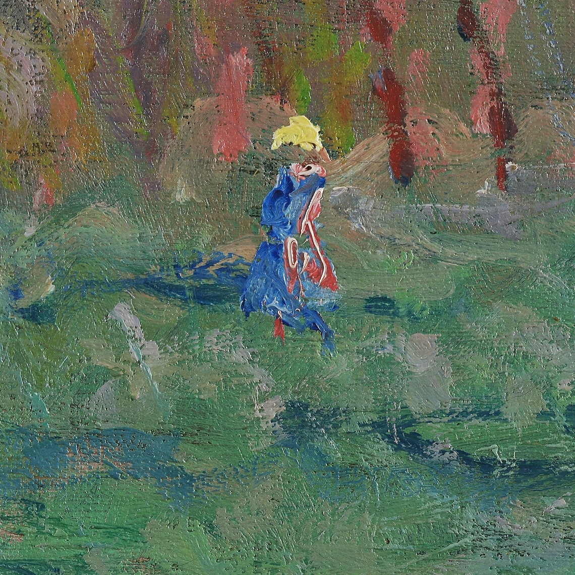 Spring In Vethuil By Claude Monet 3d Printed With Texture And Brush Strokes Looks Like Original Oil Painting - Image 2
