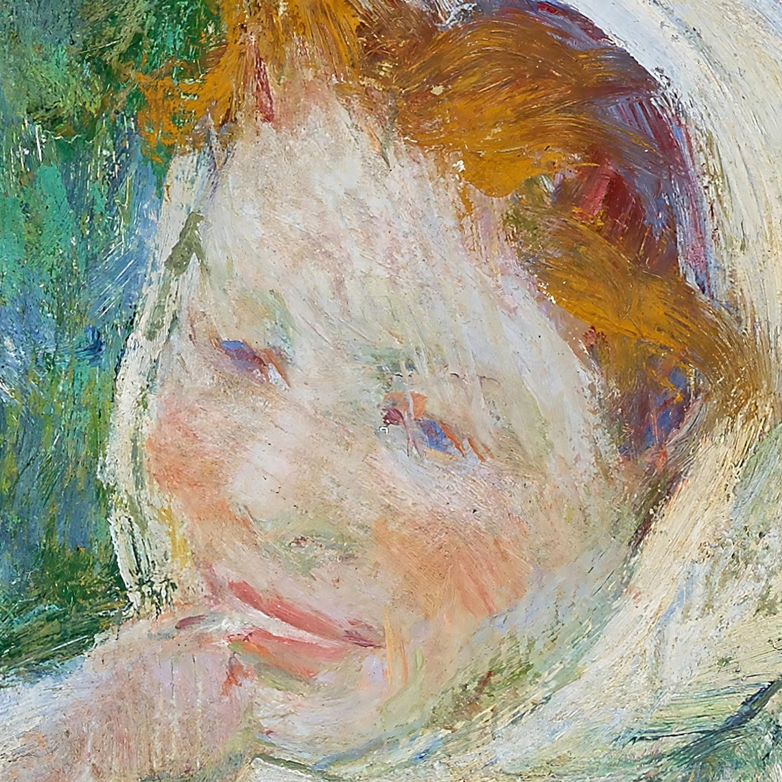 Ada Walter Shulz Mother Child Garden Impressionist Family Poster - Image 2