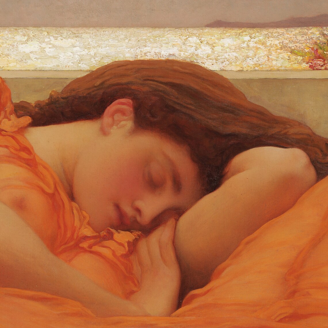 Flaming June By Frederic Leighton Art Print - Image 2