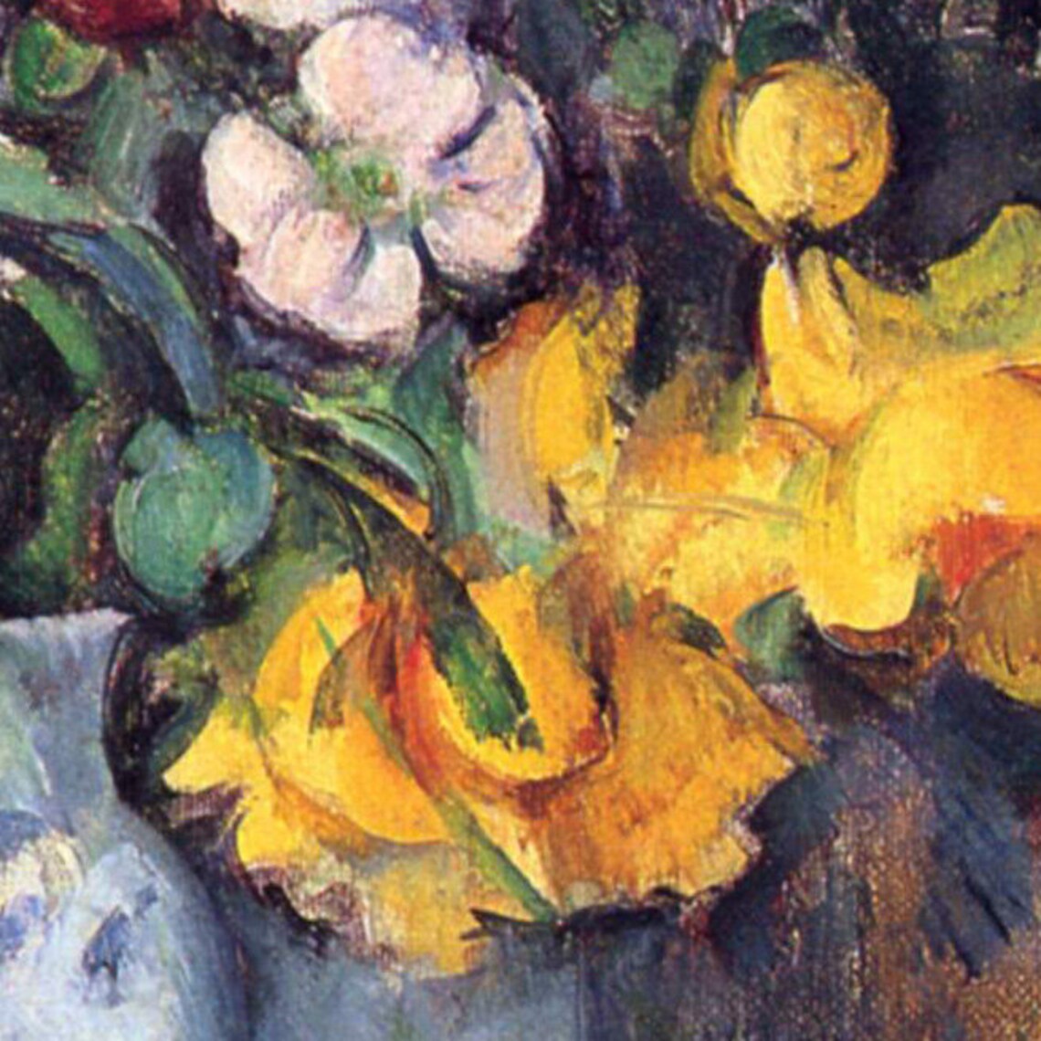 Paul Cezanne Still Life Flowers In A Vase Art Print - Image 3