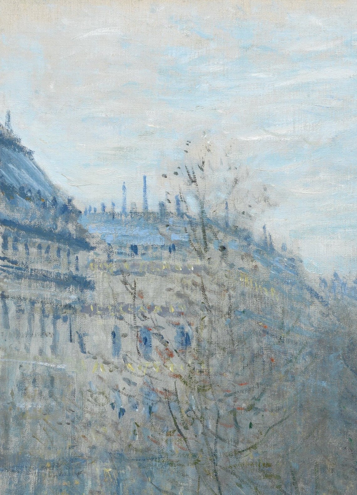 Boulevard Des Capucines By Cloude Monet 3d Printed With Texture And Brush Strokes Looks Like Original Oil Painting - Image 3