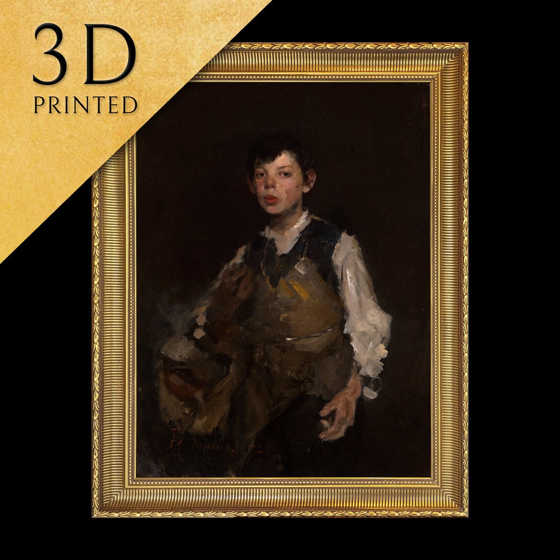 The Whistling Boy By Frank Duveneck Art Print