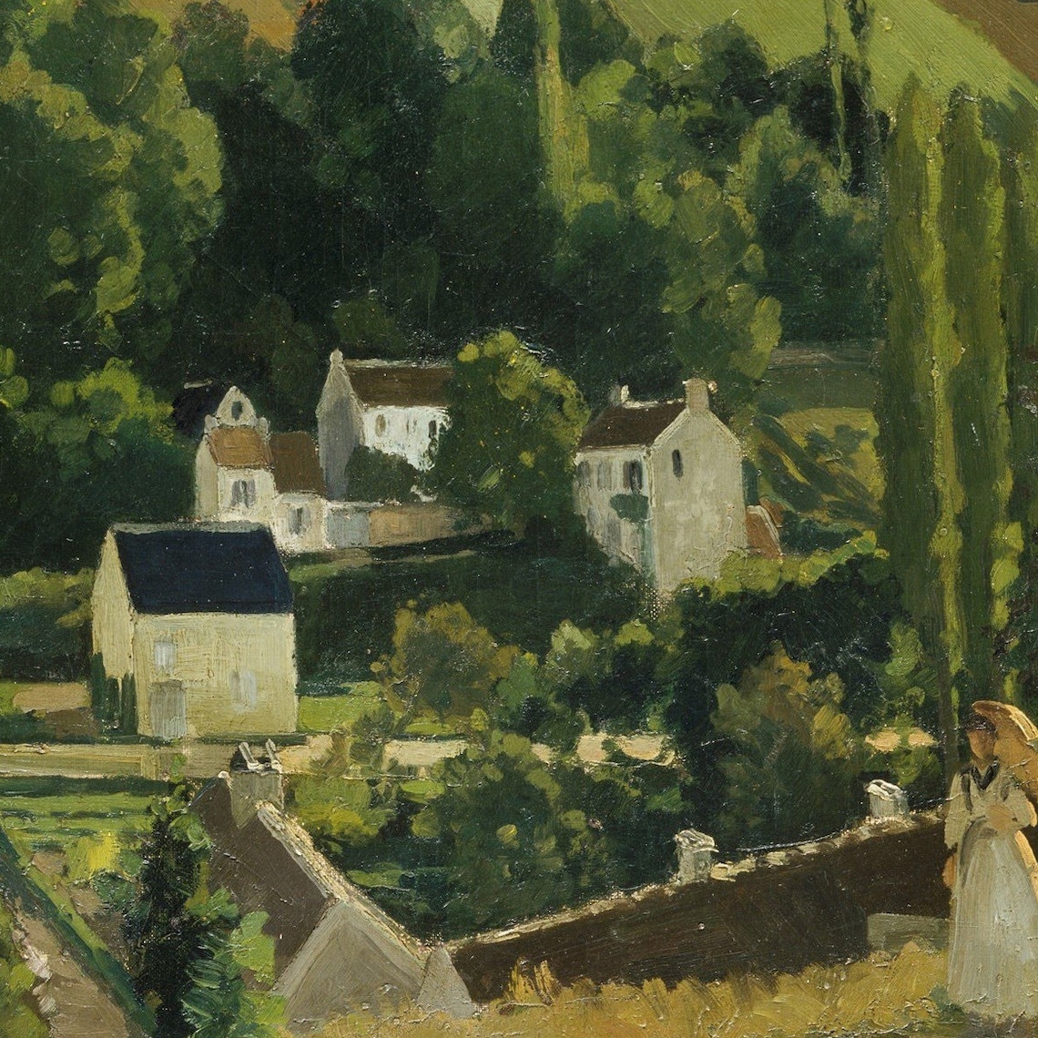 Camille Pissarro Jallais Hill Pontoise 1867 Landscape Art Print - Image 2