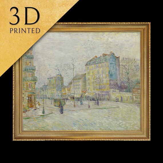 Vincent Van Gogh Boulevard De Clichy Paris Street Textured Poster