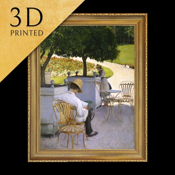 The Orange Trees By Gustave Caillebotte 3d Printed With Texture And Brush Strokes Looks Like Original Oil Painting