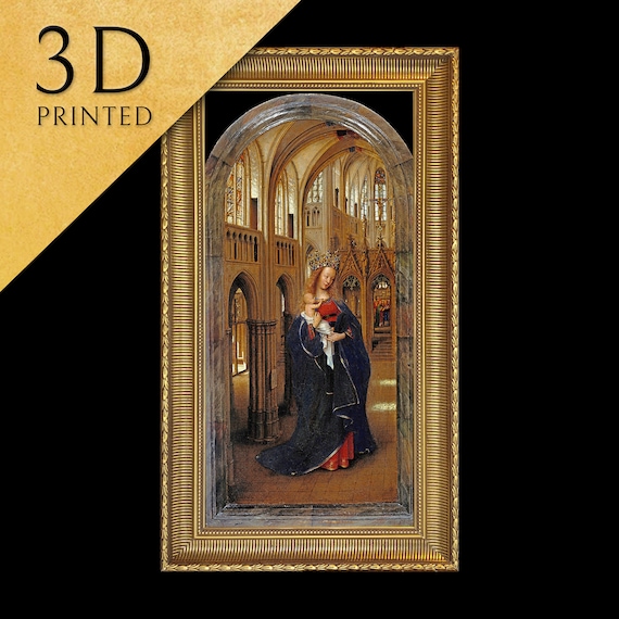Jan Van Eyck Madonna in the Church Gothic Masterpiece Poster