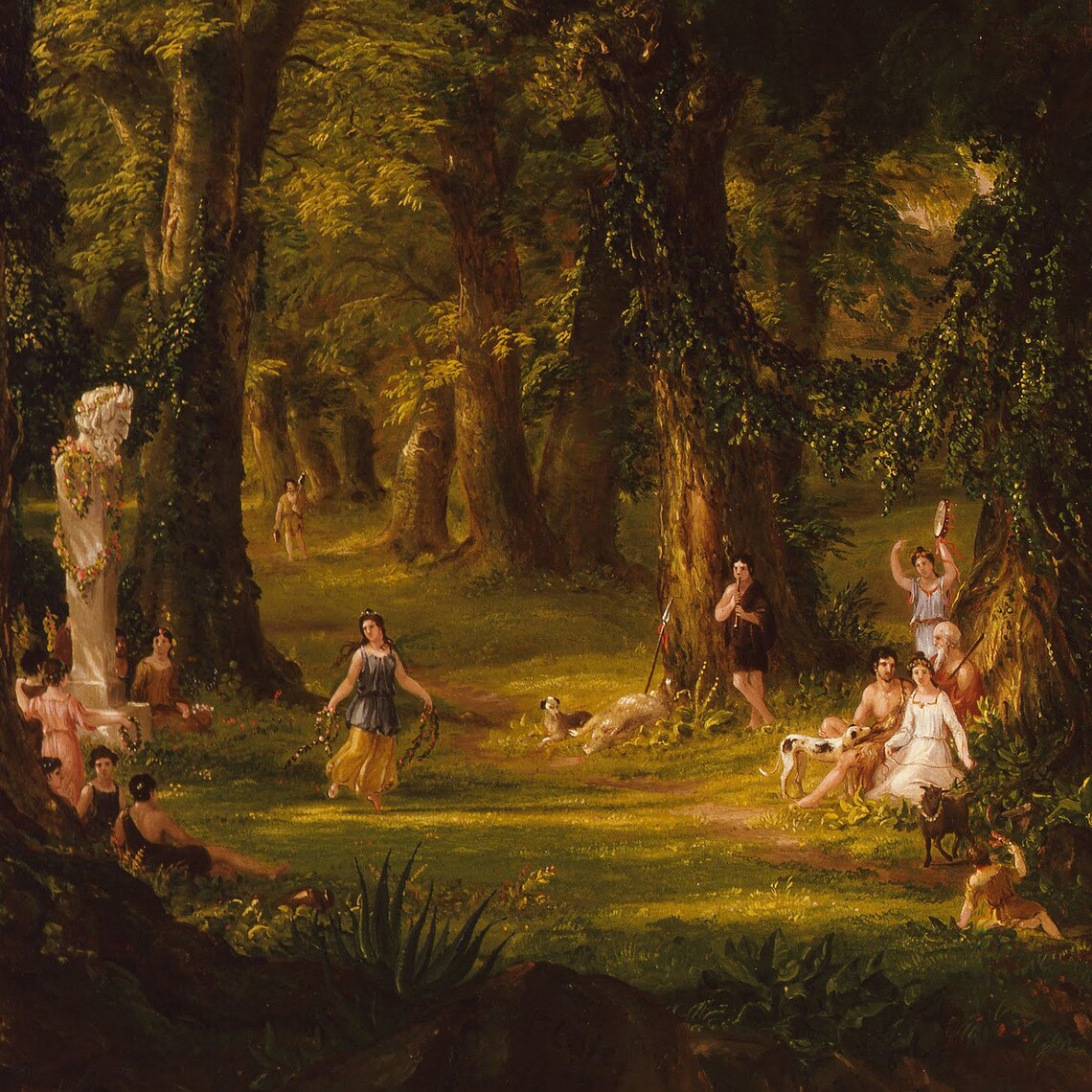 Dream Of Arcadia By Thomas Cole Art Print - Image 3