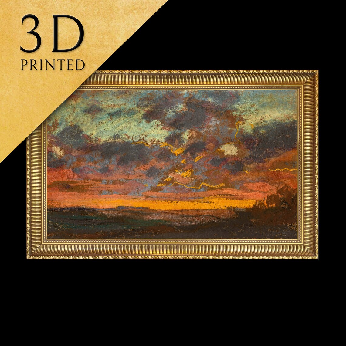 Coucher De Soleil By Claude Monet Art Print