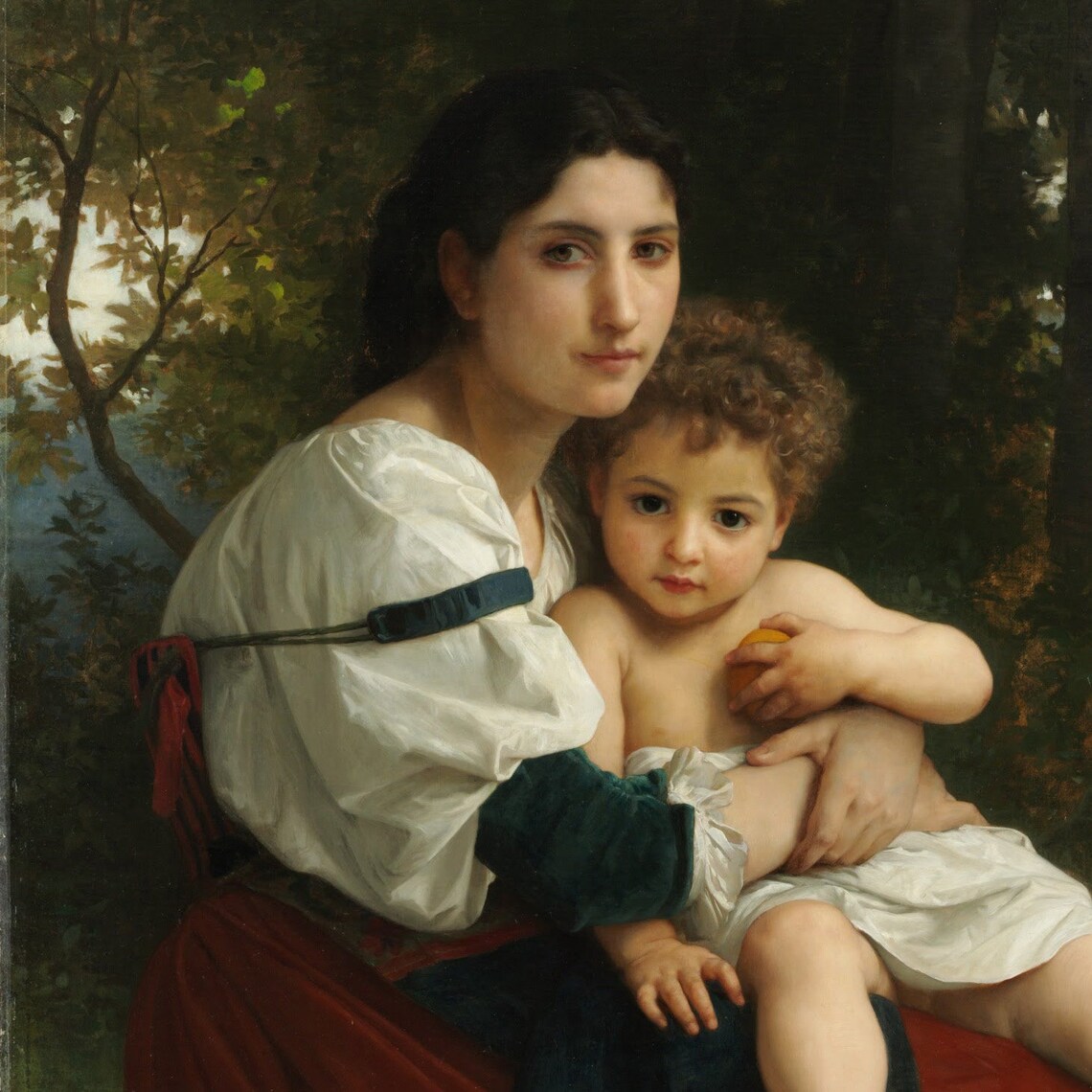 Rest by Bouguereau-Inspired Oil Painting Art Print - Image 3