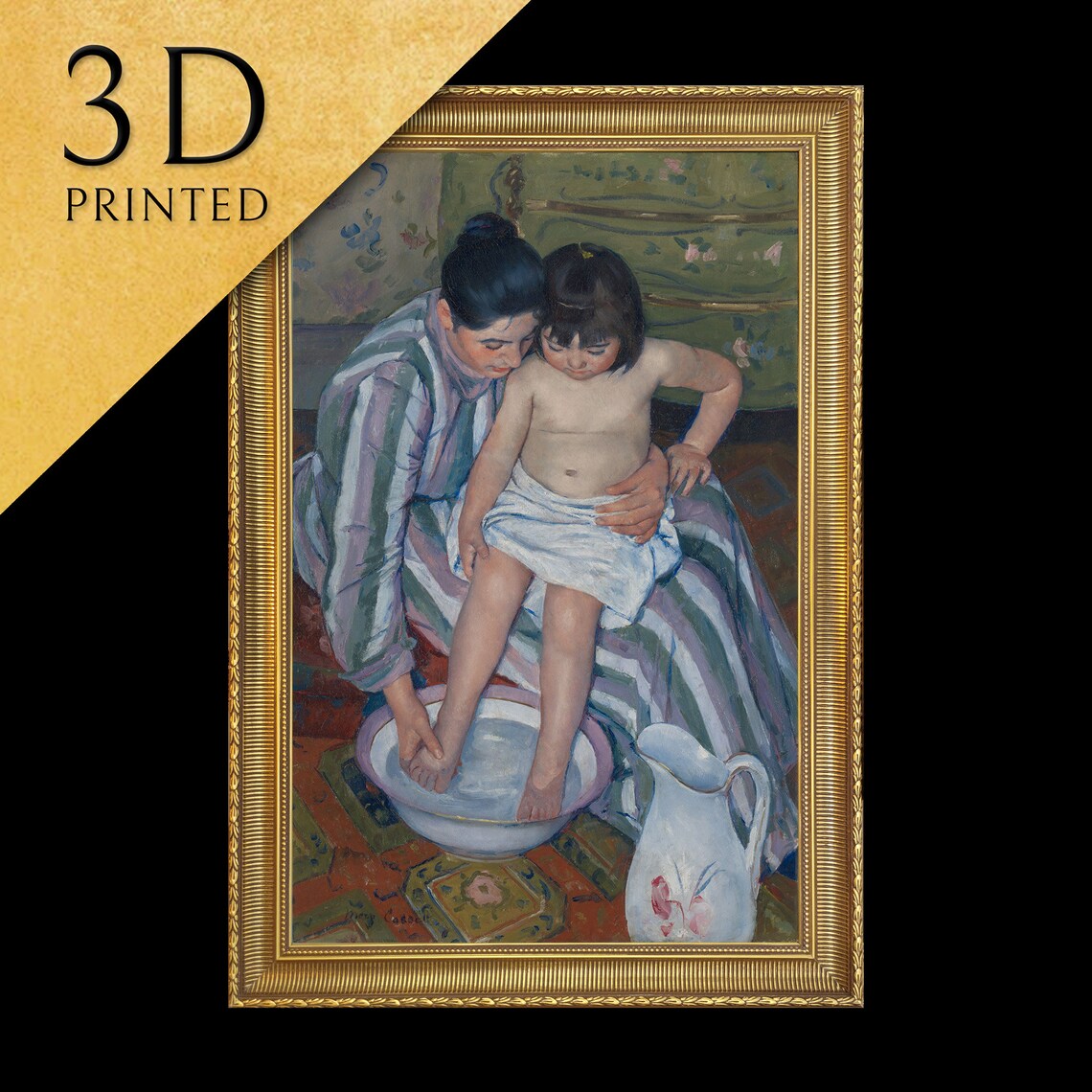 The Child's Bath by Mary Cassatt Art Print