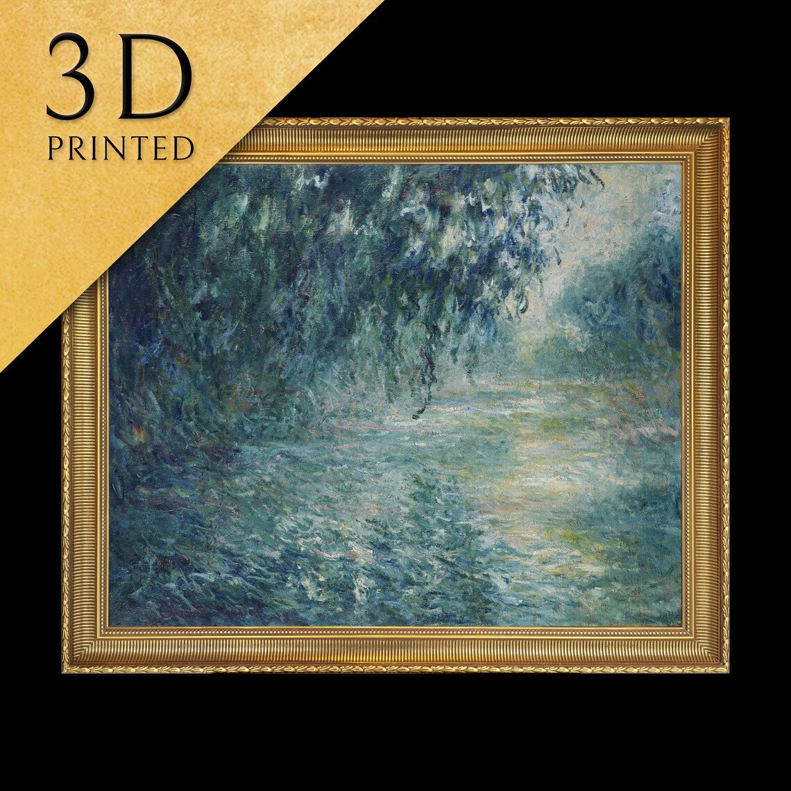 Monet-Inspired Morning on the Seine Art Print