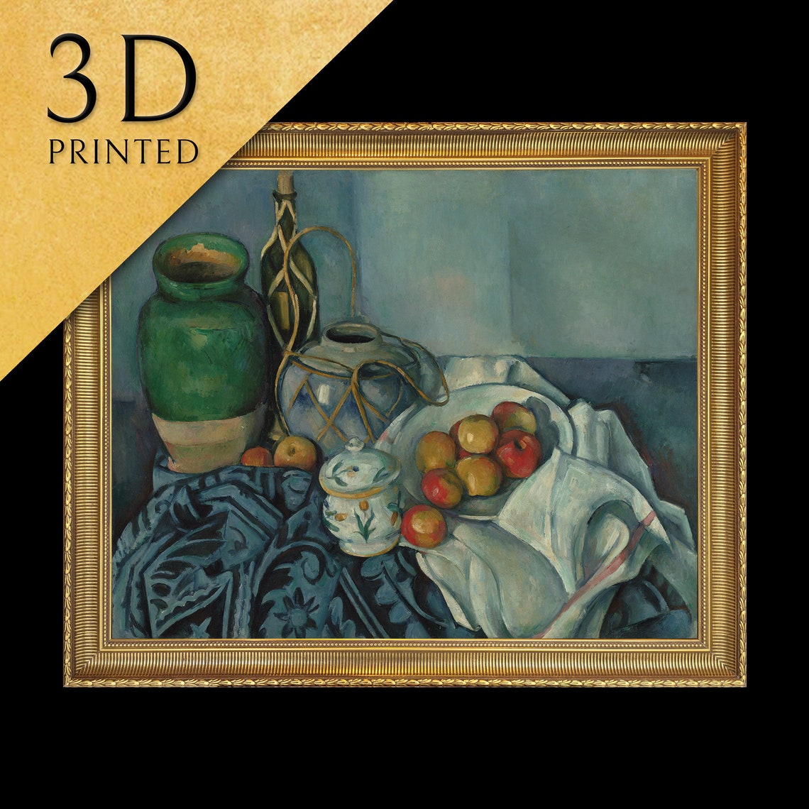 Paul Cezanne Still Life With Apples Post Impressionist Art Poster