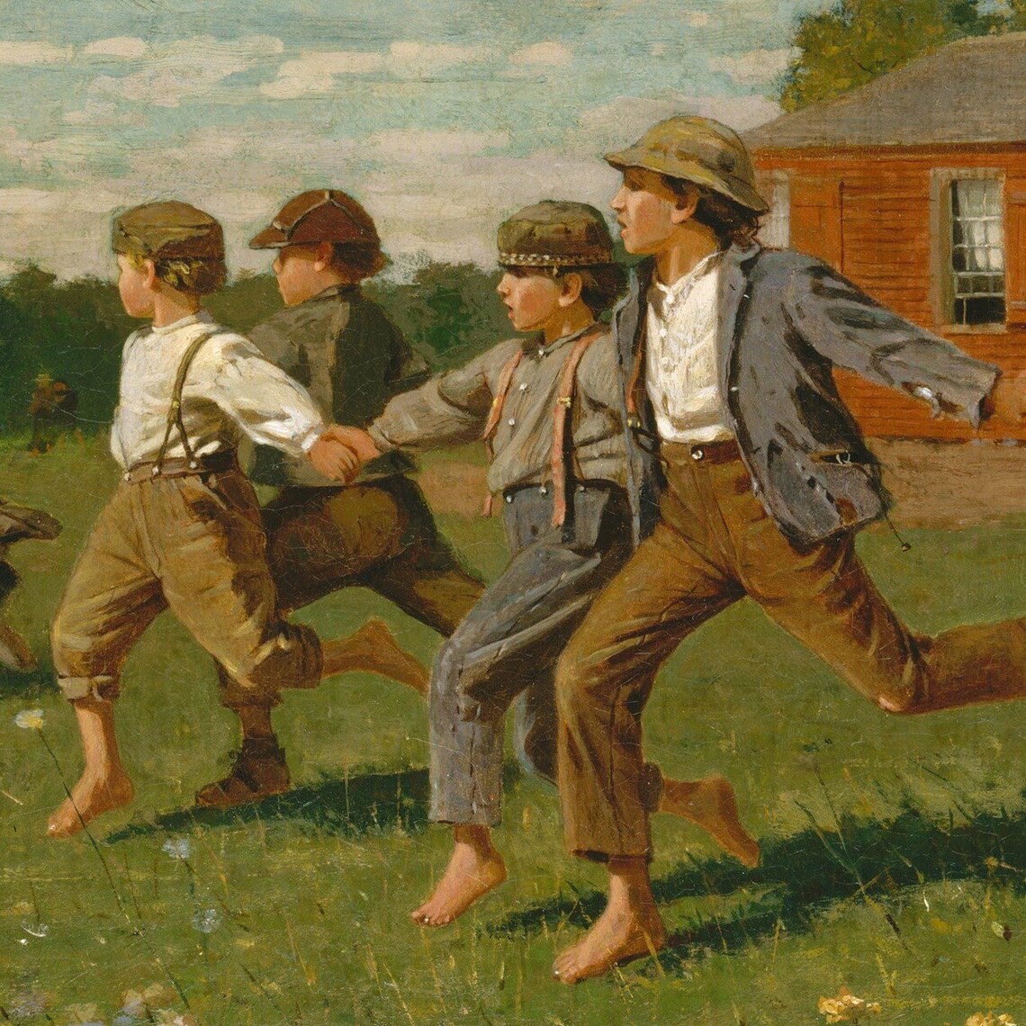 Snap The Whip By Winslow Homer Art Print - Image 2