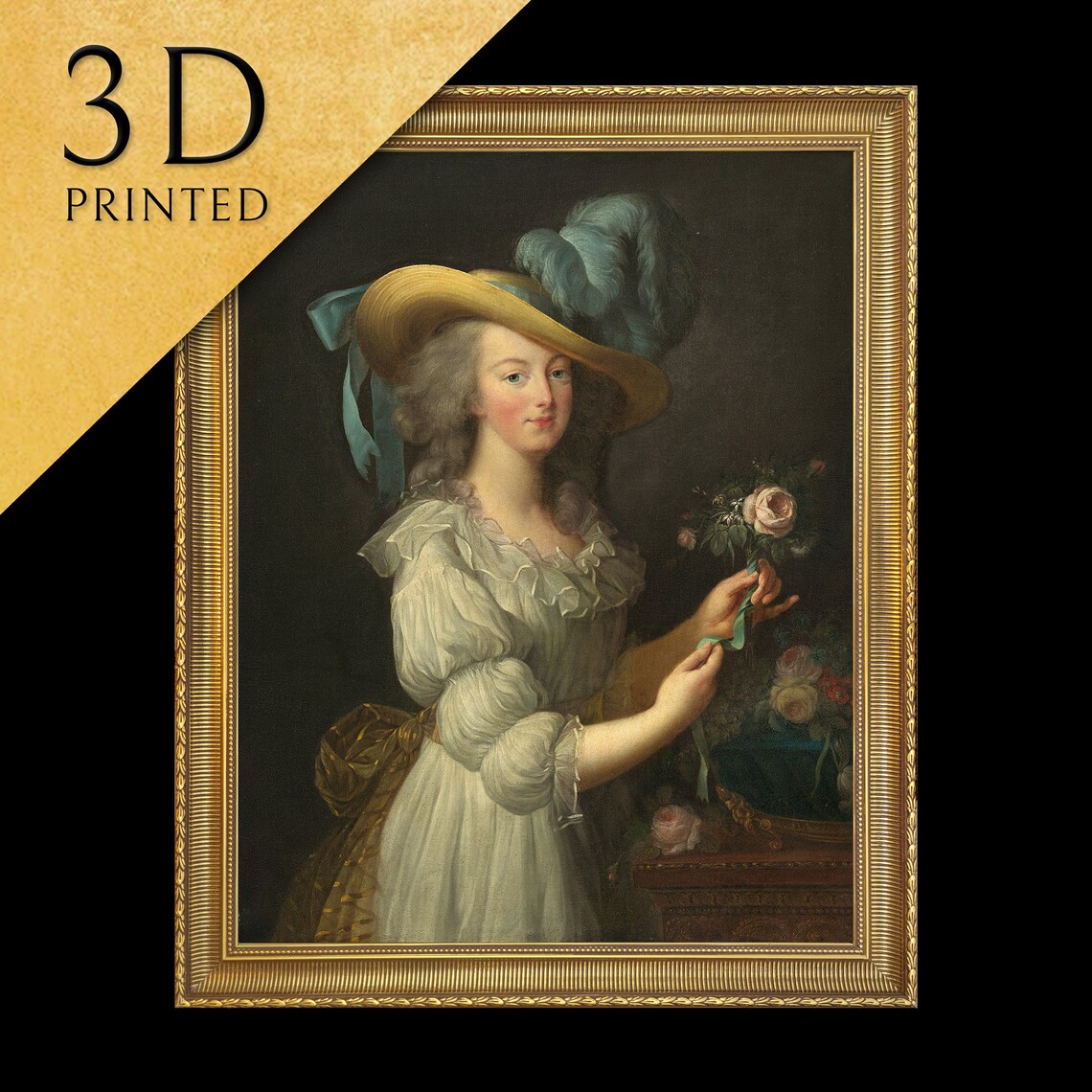 Marie Antoinette by Elisabeth Vigée Le Brun, Art Print