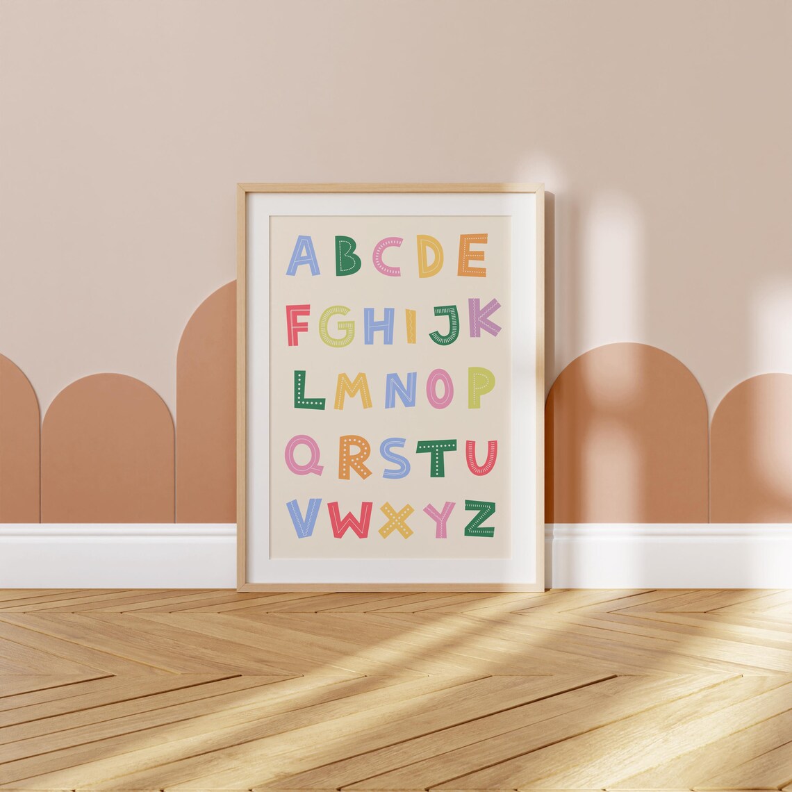 Alphabet Nursery Kids Room Educational Motivational Decor - Image 3