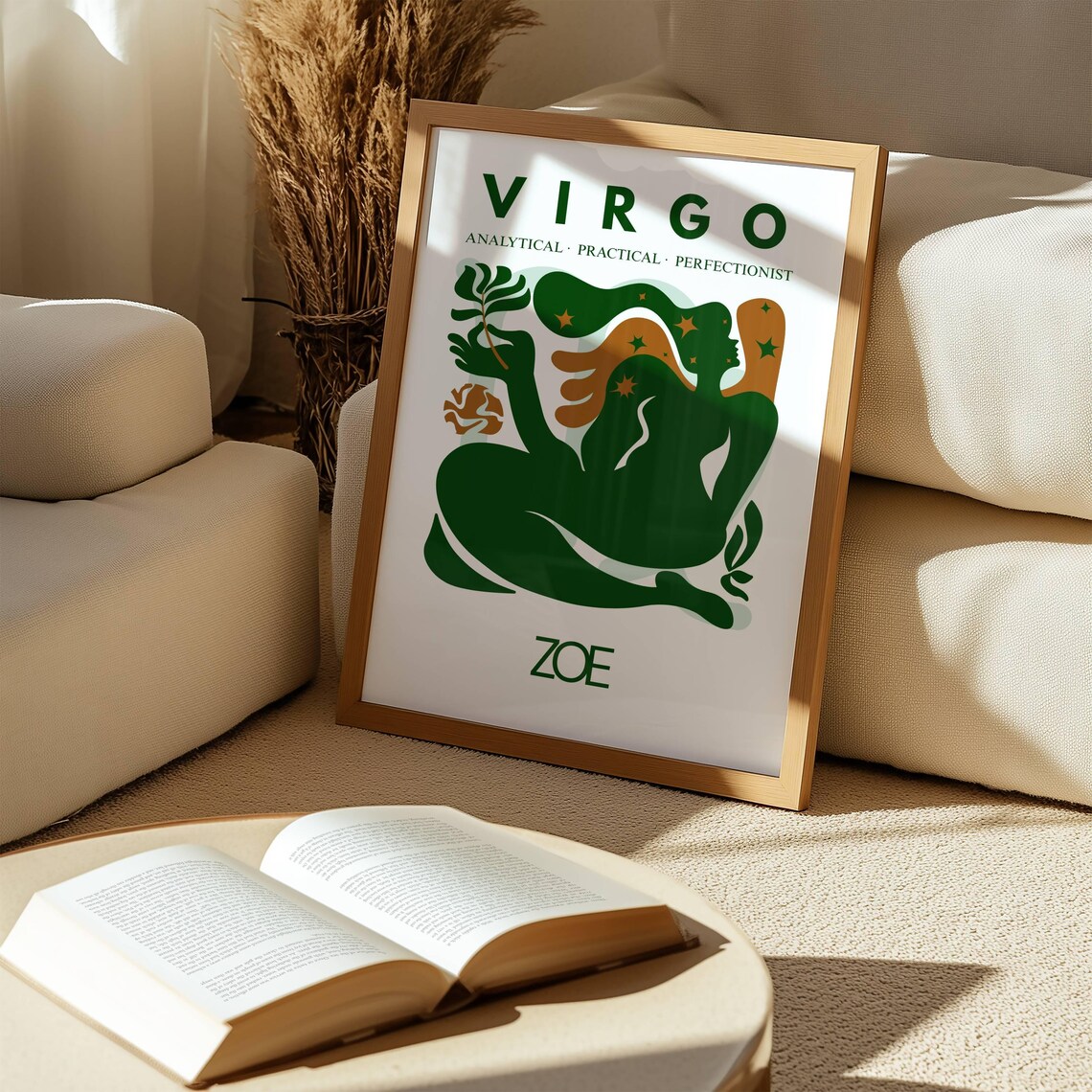 Custom Zodiac Star Sign Print, Astrology Gift - Image 2
