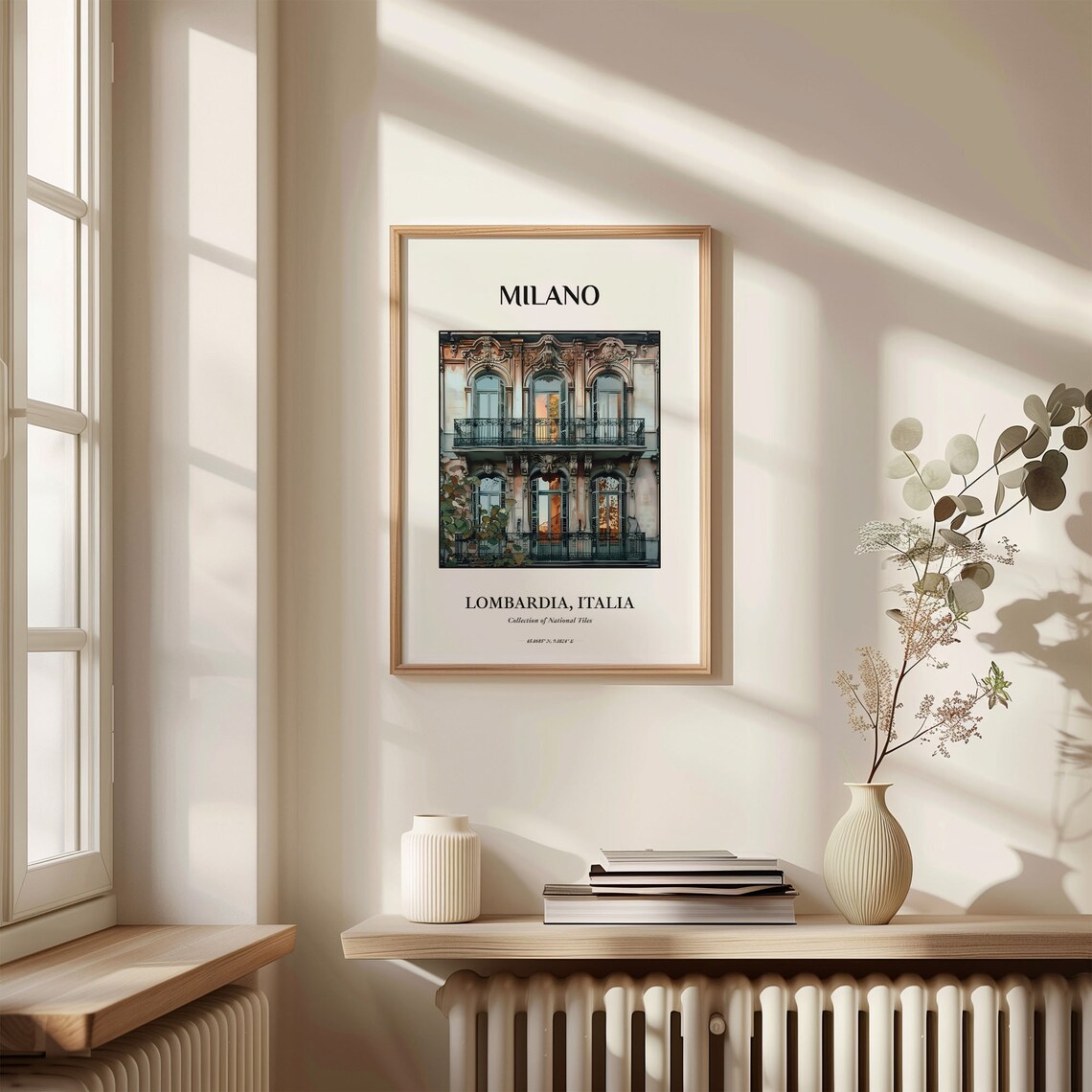 Milano Travel Poster, Lombardia Watercolor Illustration - Image 3