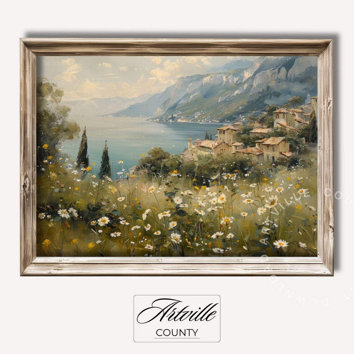 Vintage Seascape Coastal Decor Art Print